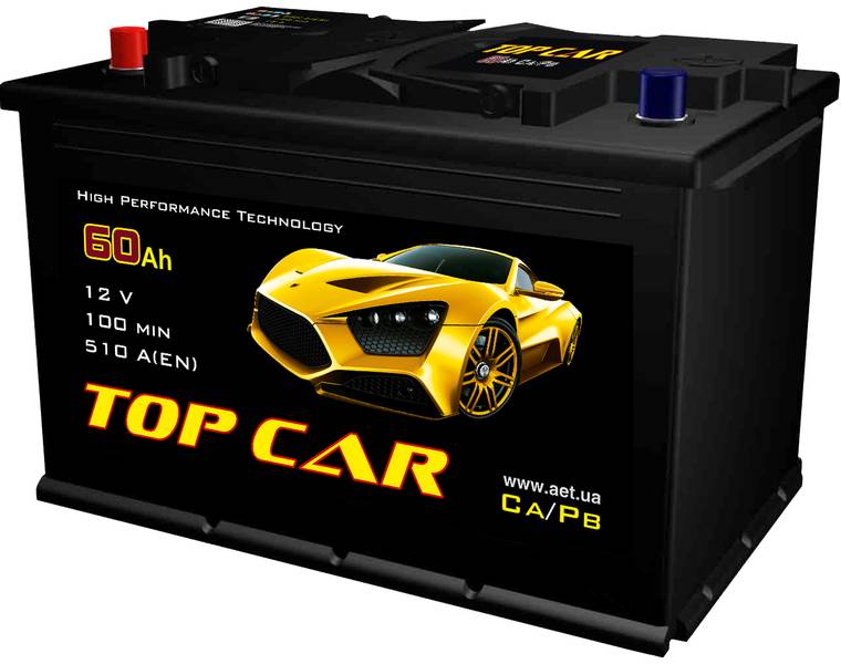 Авто акумулятор Top Car 6СТ-60L+