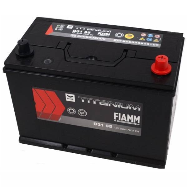 Авто акумулятор Fiamm Titanium pro black 6СТ-95R+ J D31 95