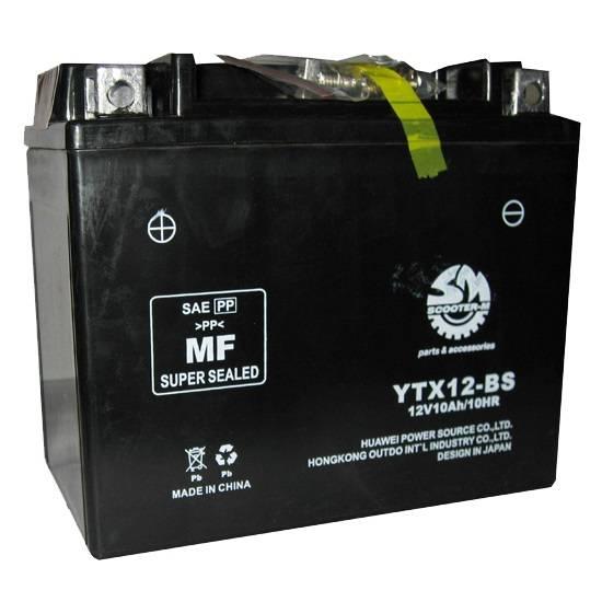 Мото акумулятор Outdo AGM 6СТ-10R+(YTX12-BS)