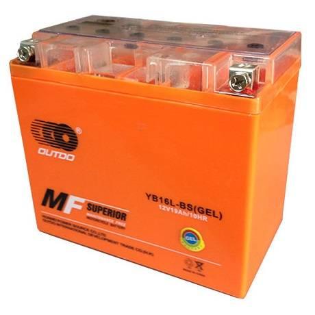 Мото акумулятор Outdo GEL 6СТ-19R+(YB16L-BS)