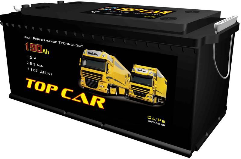 Автомобільний акумулятор Top Car 6СТ-190R+