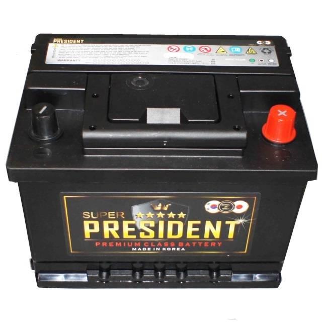 Автомобільний акумулятор President 6СТ-68 R+