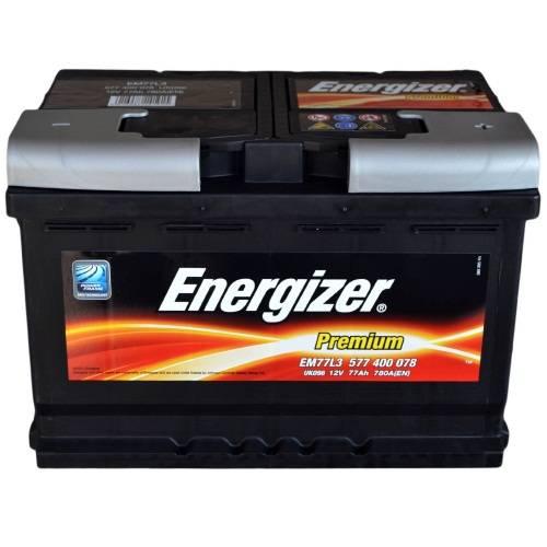 Авто акумулятор Energizer Premium 6СТ-77R+(577400078)