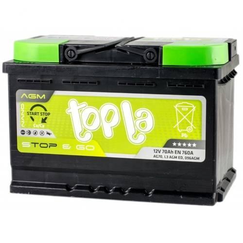 Авто акумулятор Topla Top Stop & Go 6СТ-70R+(114070)