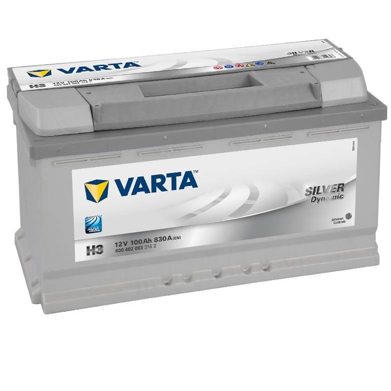 Авто акумулятор Varta Silver Dynamic H3 (600402083) 6СТ-100 R+