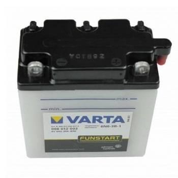 Авто акумулятор Varta Moto 6СТ-6 L+ 6N6-3B-1 (006012003)