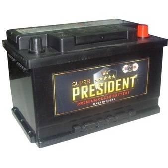 Автомобільний акумулятор President 6СТ-85 R+