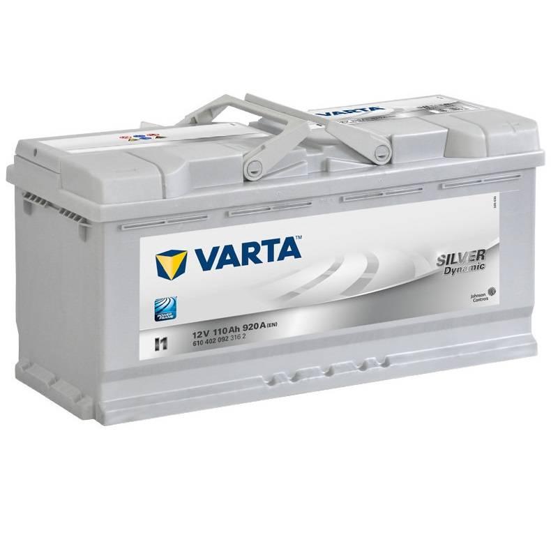 Авто акумулятор Varta Silver Dynamic I1 (610402092) 6СТ-110 R+
