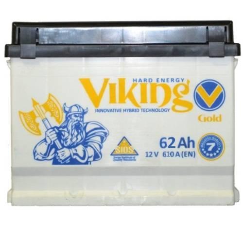 Авто акумулятор Viking Gold 6СТ-62 L+