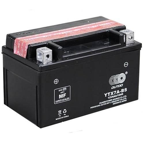 Мото акумулятор Outdo AGM 6СТ-6L+(YTX7A-BS)