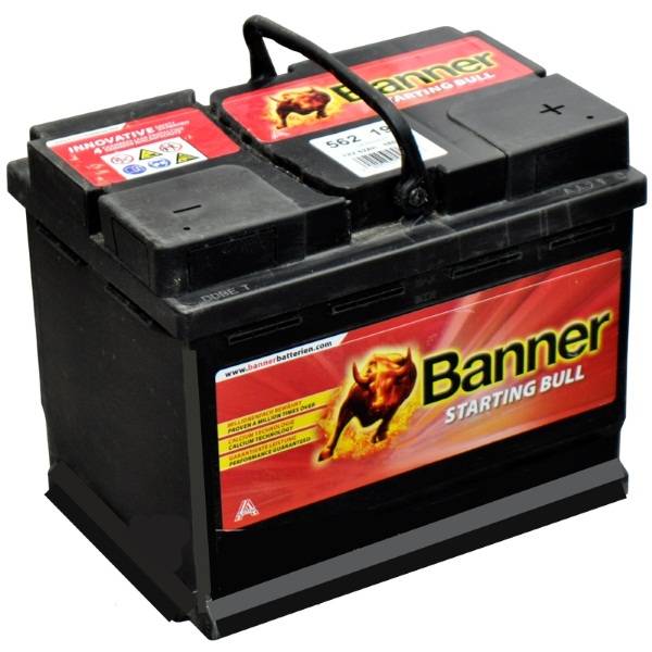 Авто акумулятор Banner Starting Bull 6СТ-62 R+(562 19)