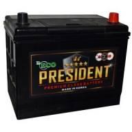 Автомобільний акумулятор President 6СТ-80 R+ J