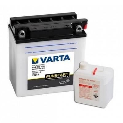 Автомобільний акумулятор Varta Moto 6СТ-9 R+ 12N9-3B YB9L-B (509015008)