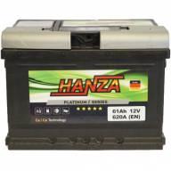 Авто акумулятор Hanza Platinum 6СТ-61R+