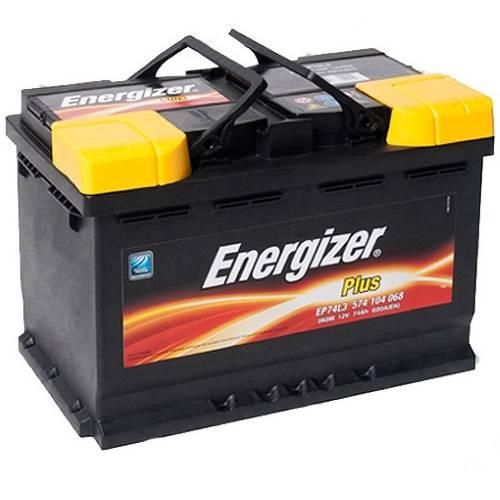 Авто акумулятор Energizer Plus 6СТ-74R+(574104068)