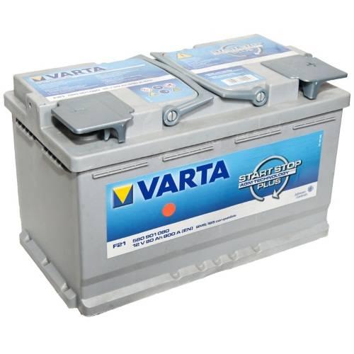 Авто акумулятор Varta Start Stop Plus F21 (580901080) 6СТ-80 R+