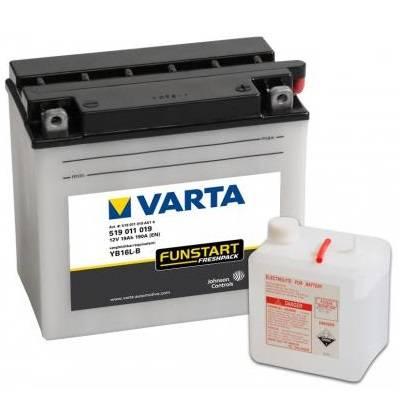 Автомобільний акумулятор Varta Moto 6СТ-19 R+ YB16L-B (519011019)