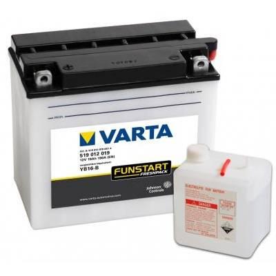 Авто акумулятор Varta Moto 6СТ-19 L+ YB16-B (519012019)