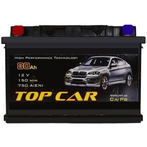 Авто акумулятор Top Car 6СТ-80L+
