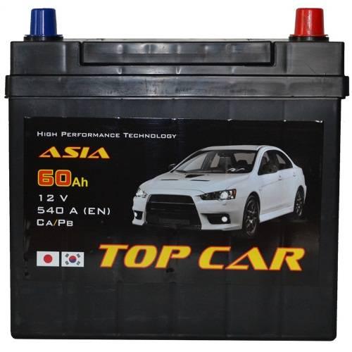 Автомобільний акумулятор Top Car 6СТ-60R+ J