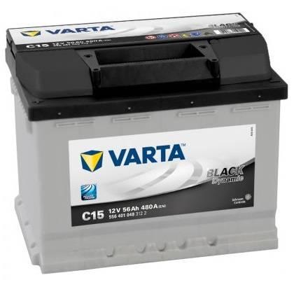 Авто акумулятор Varta Black Dynamic C15 (556401048) 6СТ-56 L+