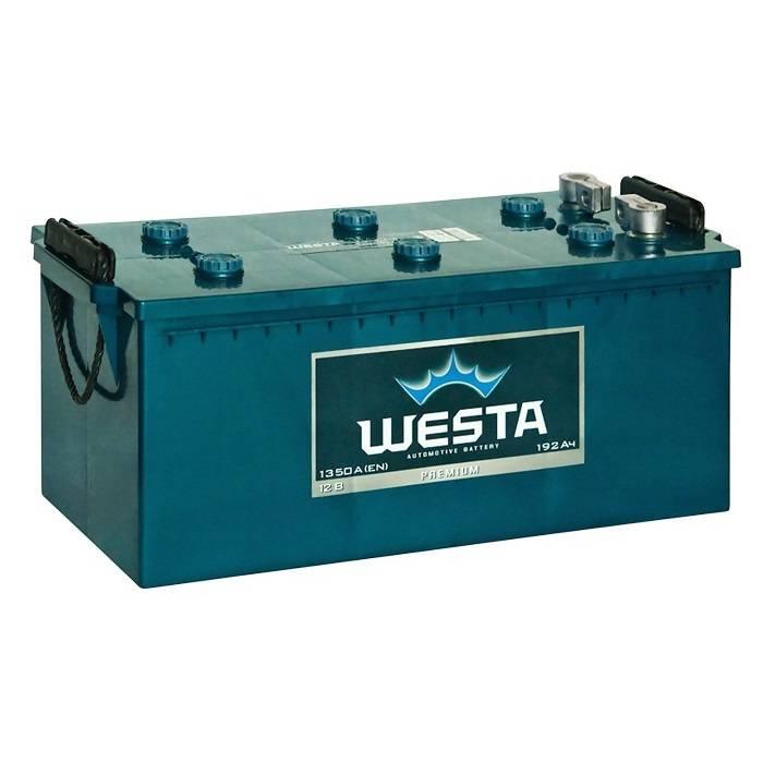 Вантажний авто акумулятор Westa 6ст-192 R+