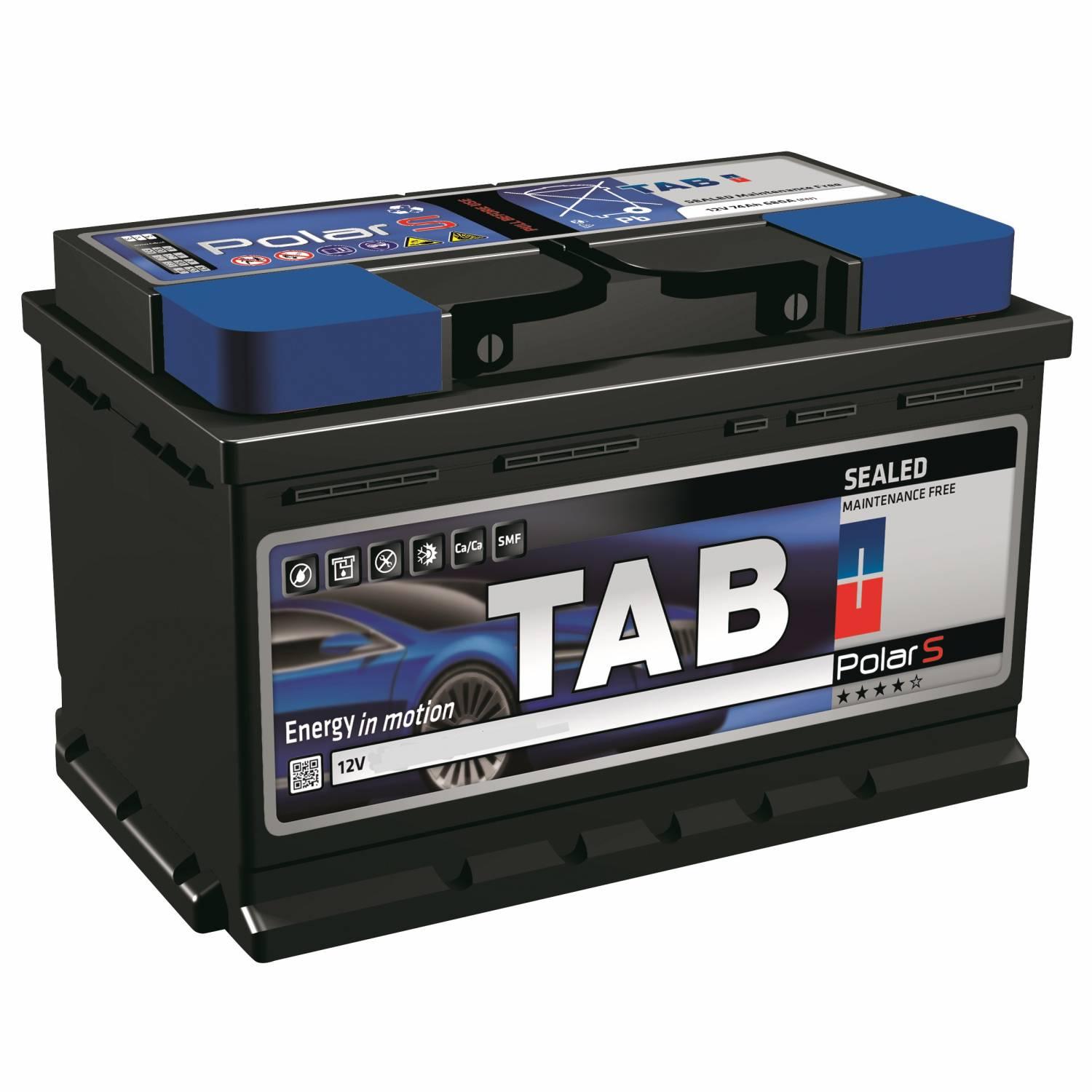 Авто акумулятор TAB Polar S 6СТ-50R+(55010 MF)