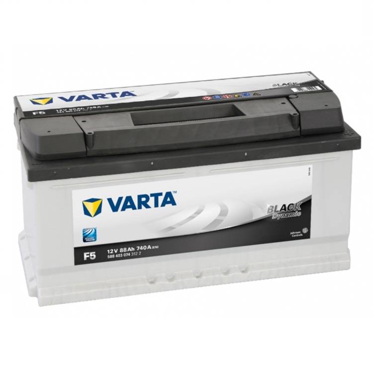 Авто акумулятор Varta Black Dynamic F5 (588403074) 6СТ-88 R+
