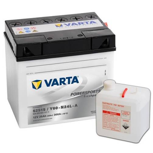 Авто акумулятор Varta Moto 6СТ-25 R+ 52515 Y60-N24L-A (525015022)