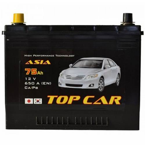Автомобільний акумулятор Top Car 6СТ-75L+ J