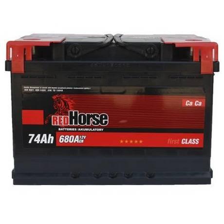 Авто акумулятор RED Horse 6СТ-74 R+