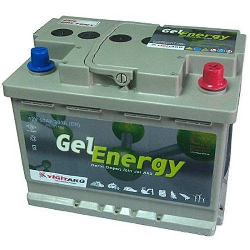 Авто акумулятор Platin Gel Energy 6СТ-50 R+