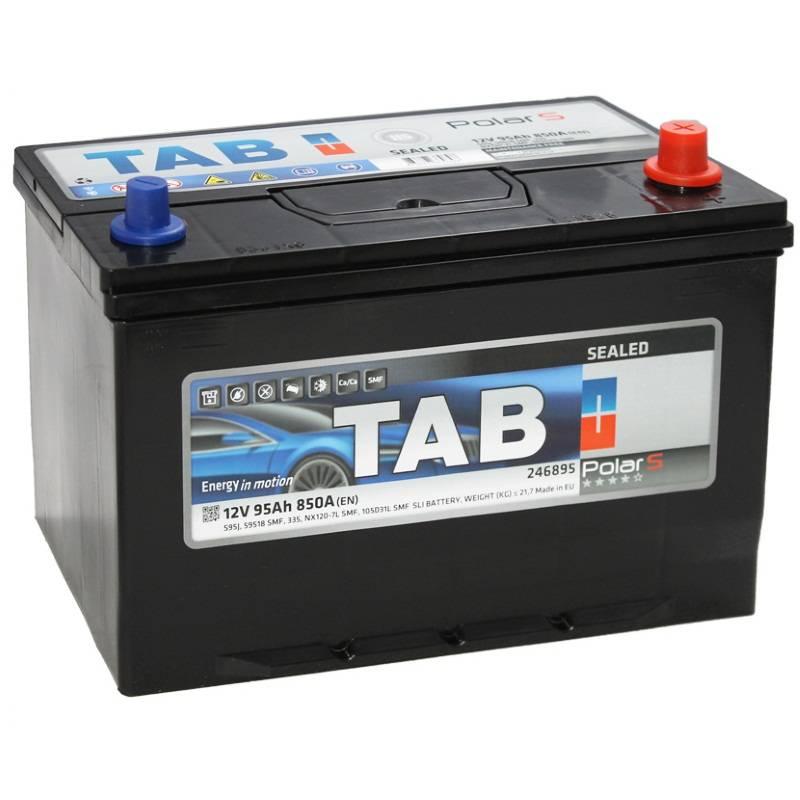 Авто акумулятор TAB Polar S 6СТ-95R+(59518 MF)