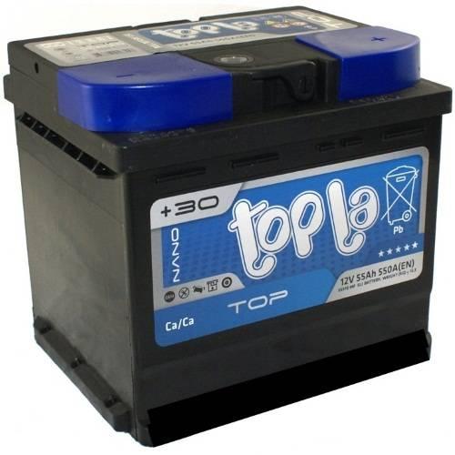 Авто акумулятор Topla Top 6СТ-55R+(0154072)