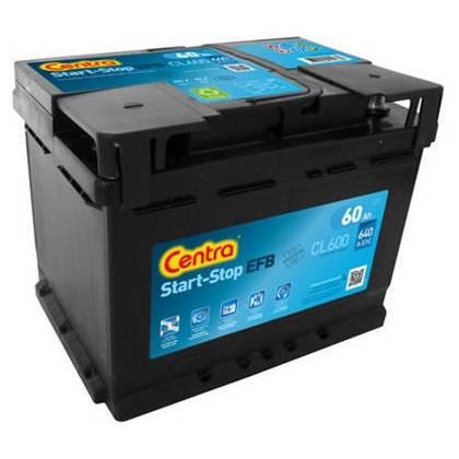 Автомобільний акумулятор Centra StartStop AGM 6СТ-60 R+(CK600)