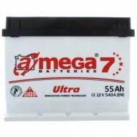 Авто акумулятор A-mega Ultra 6СТ-55 R+