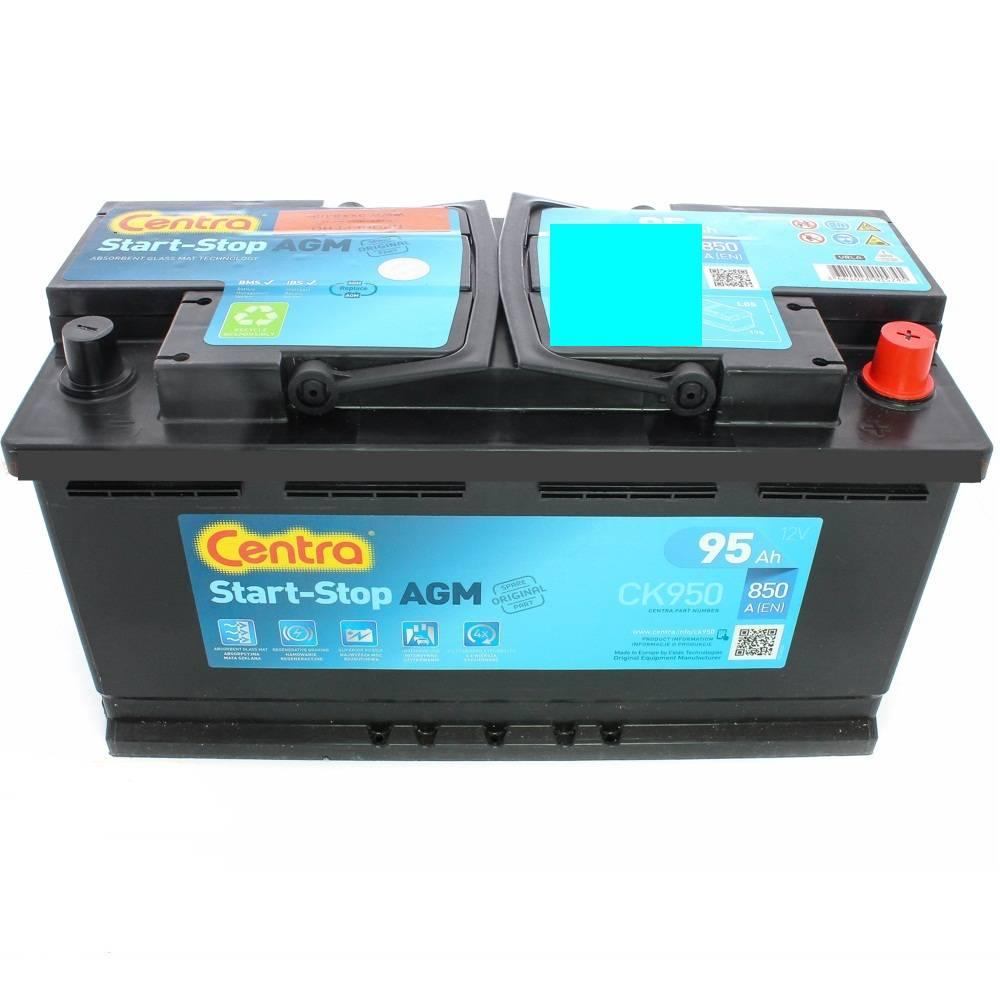 Автомобільний акумулятор Centra StartStop AGM 6СТ-95 R+(CK950)
