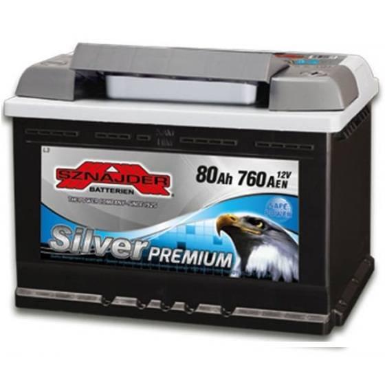 Автомобільний акумулятор Sznajder Silver Premium 6СТ-80 R+(580 35)