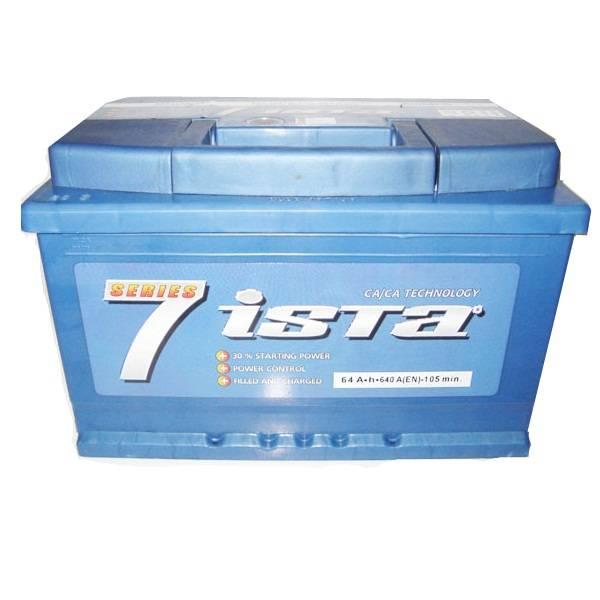 Авто акумулятор Ista 7 Series 6ст-64 R+