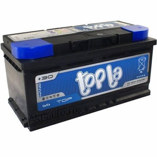 Авто акумулятор Topla Top 6СТ-100R+(0154077)
