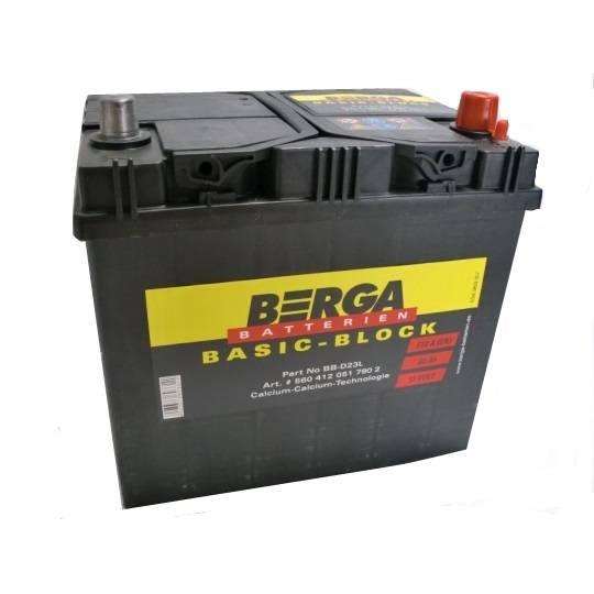 Автомобільний акумулятор Berga Basic-Block 6СТ-60R+(560412051) J