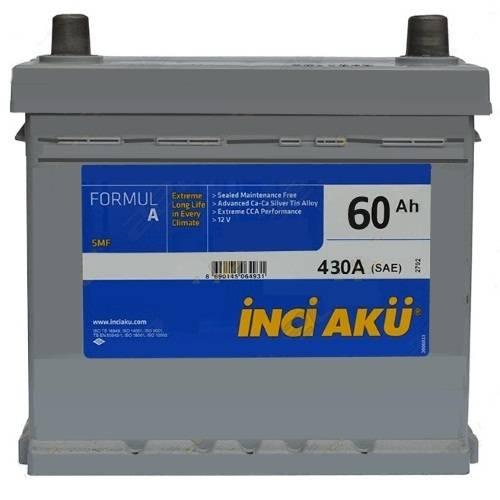 Авто акумулятор Inci Aku Formul A 6СТ-60R+J (Honda)