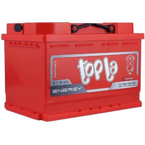 Авто акумулятор Topla Energy 6СТ-75R+(158300)
