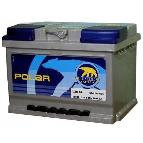 Авто акумулятор Baren Polar L2B 54 6СТ-54R+(554150054)