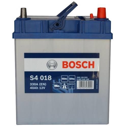 Авто акумулятор Bosch S4 J (0092S40180) 6СТ-40 R+(S4 018)тонка клемма