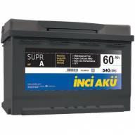 Авто акумулятор Inci Aku Supr A 6СТ-60L+