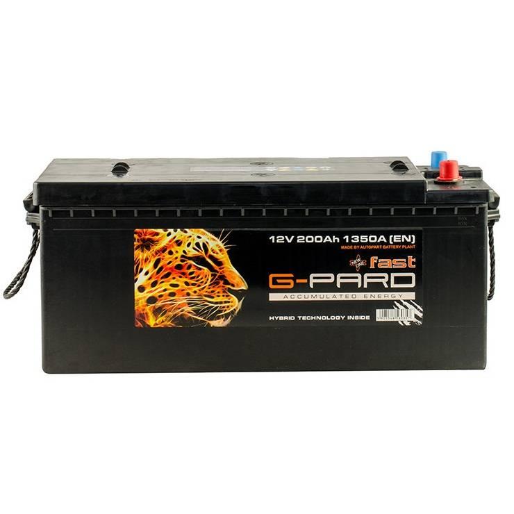 Вантажний акумулятор Fast G-Pard 6СТ-200 L+