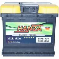 Авто акумулятор Hanza Platinum 6СТ-55R+