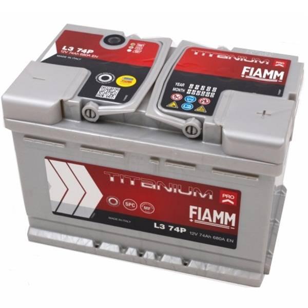 Автомобільний акумулятор Fiamm Titanium PRO 6СТ-74R+ L3 74P