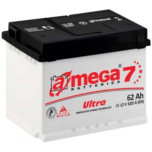 Авто акумулятор A-mega Ultra 6СТ-62 L+